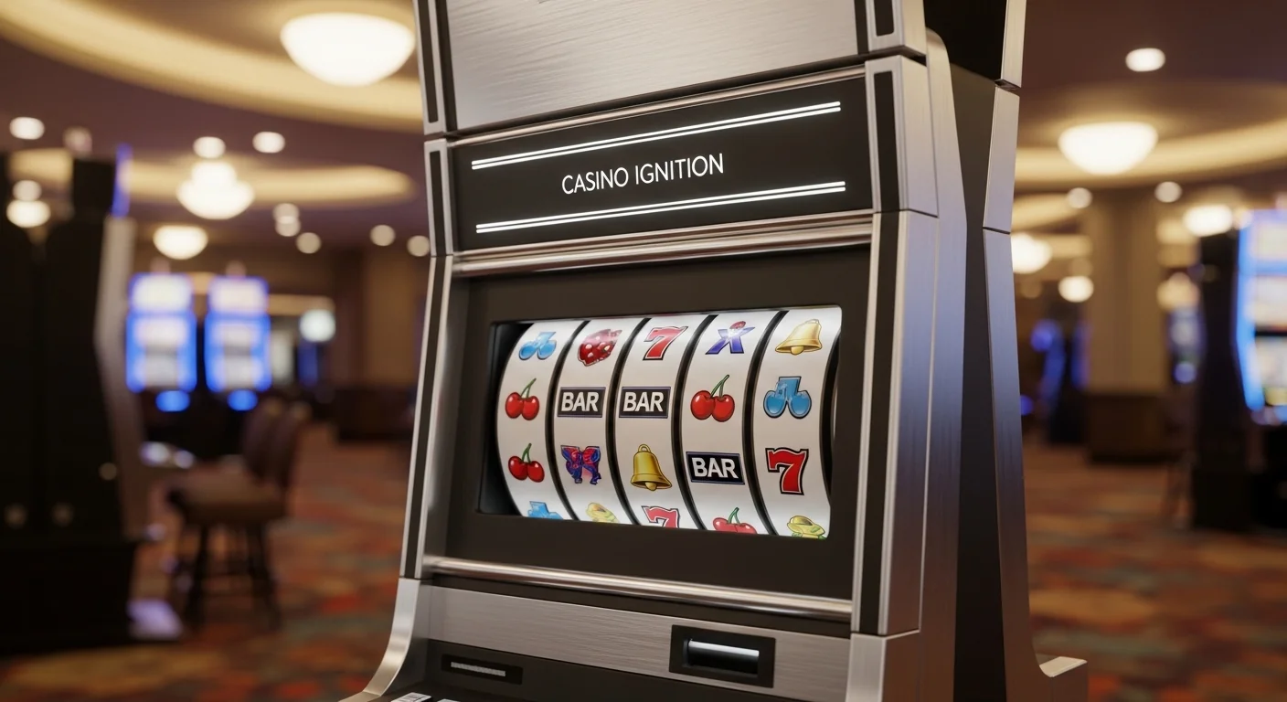 Ignition Casino home screen